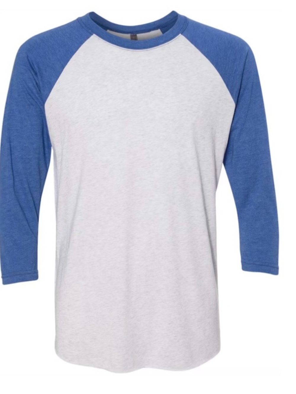 Vintage blue Raglan Baseball Tee